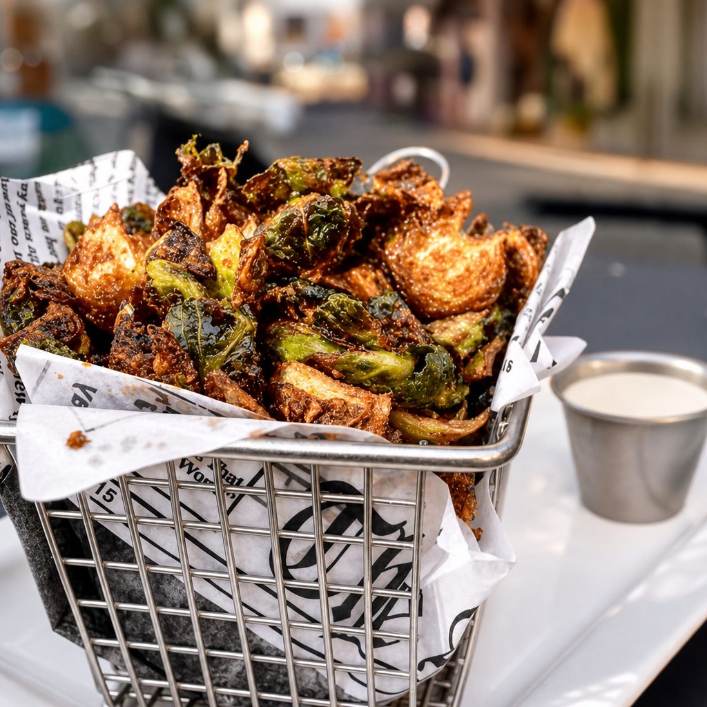 Fried Buffalo Brussels.